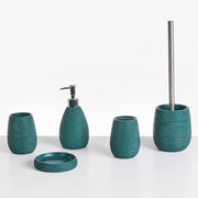 Set di accessori per il bagno verde acqua stile elegante