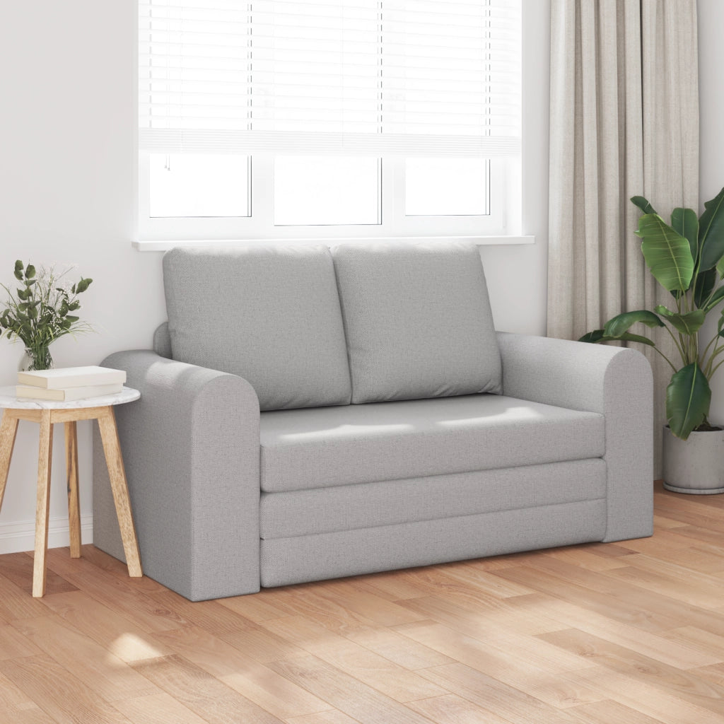 Divano Letto 2-in-1 Grigio Nuvola 148x71x83 cm Tessuto