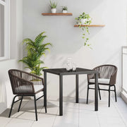Set da Pranzo per Giardino 3 pcs Marrone 3379352