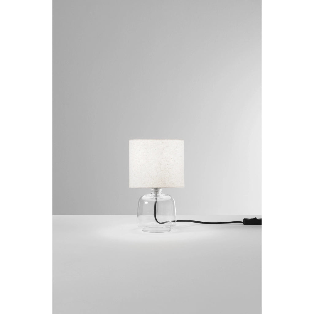 LAMPADA DA TAVOLO EMERALD E14 H25CM VETRO.