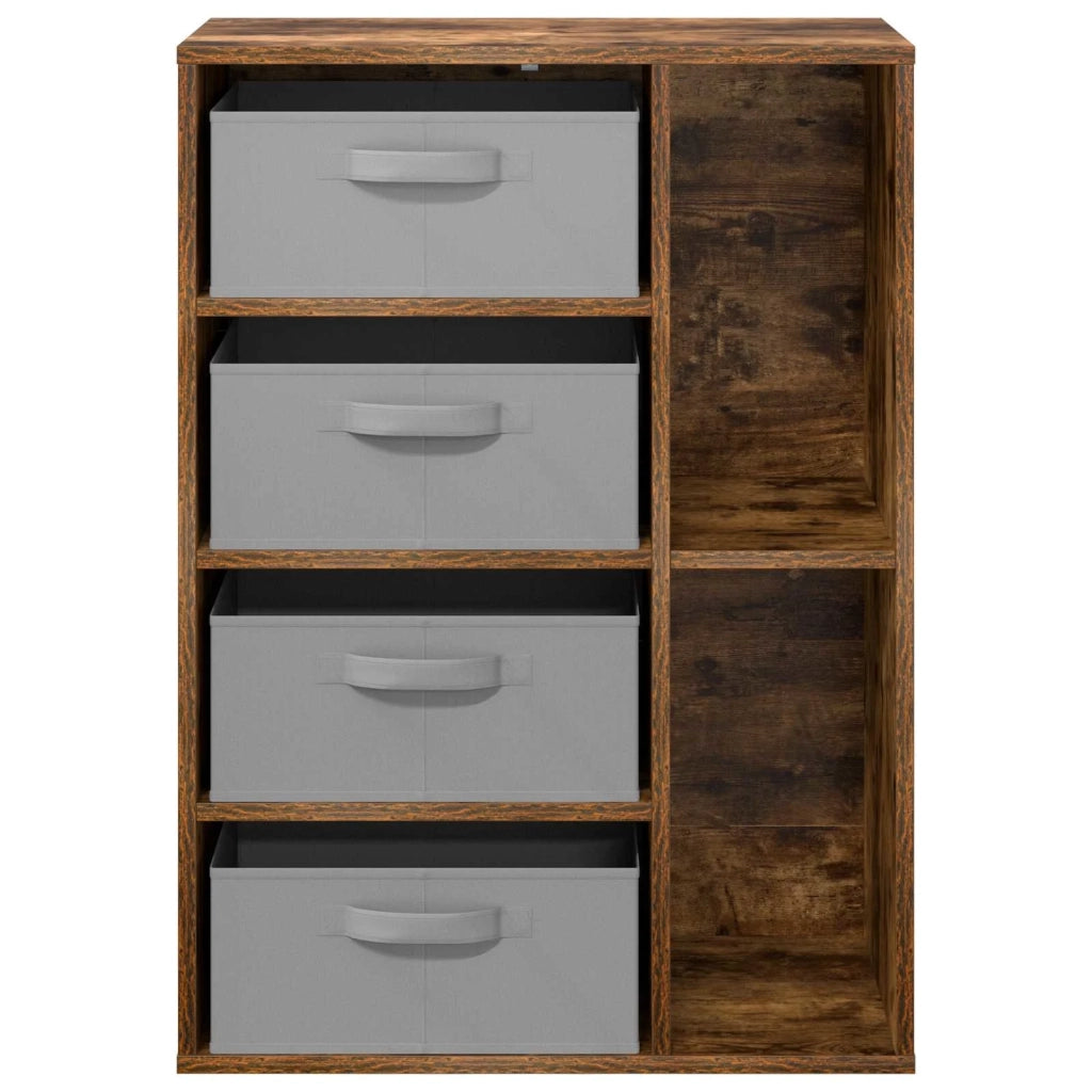 Credenza con cassetto Rovere fumé 60 x 33,5 x 84 cm