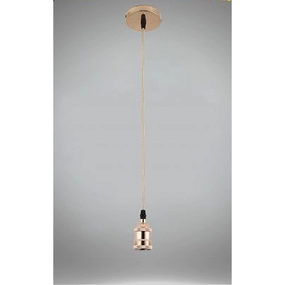 Trade Shop - Lampadario Portalampada A Sospensione Per Lampadine E27 Pendente 2 Metri E27-2m -