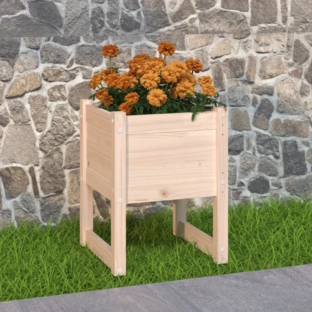 Fioriera 40x40x52,5 cm in Legno Massello di Pino 822107