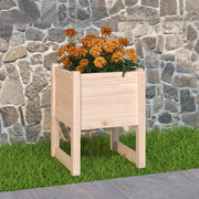 Fioriera 40x40x52,5 cm in Legno Massello di Pino 822107