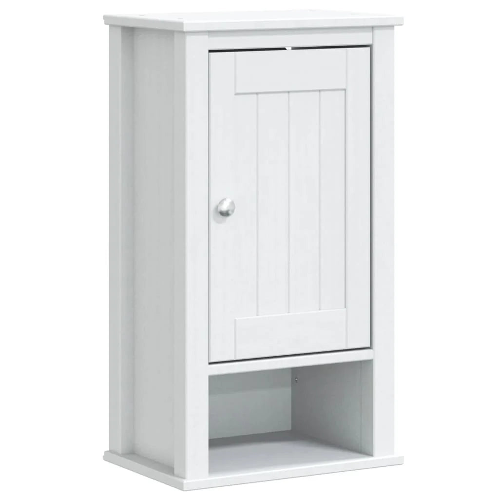 Set di mobili da bagno pratici 60 x 34 x 59 cm finitura moderna ampio spazio contenitivo legno di pino bianco 02_0055519