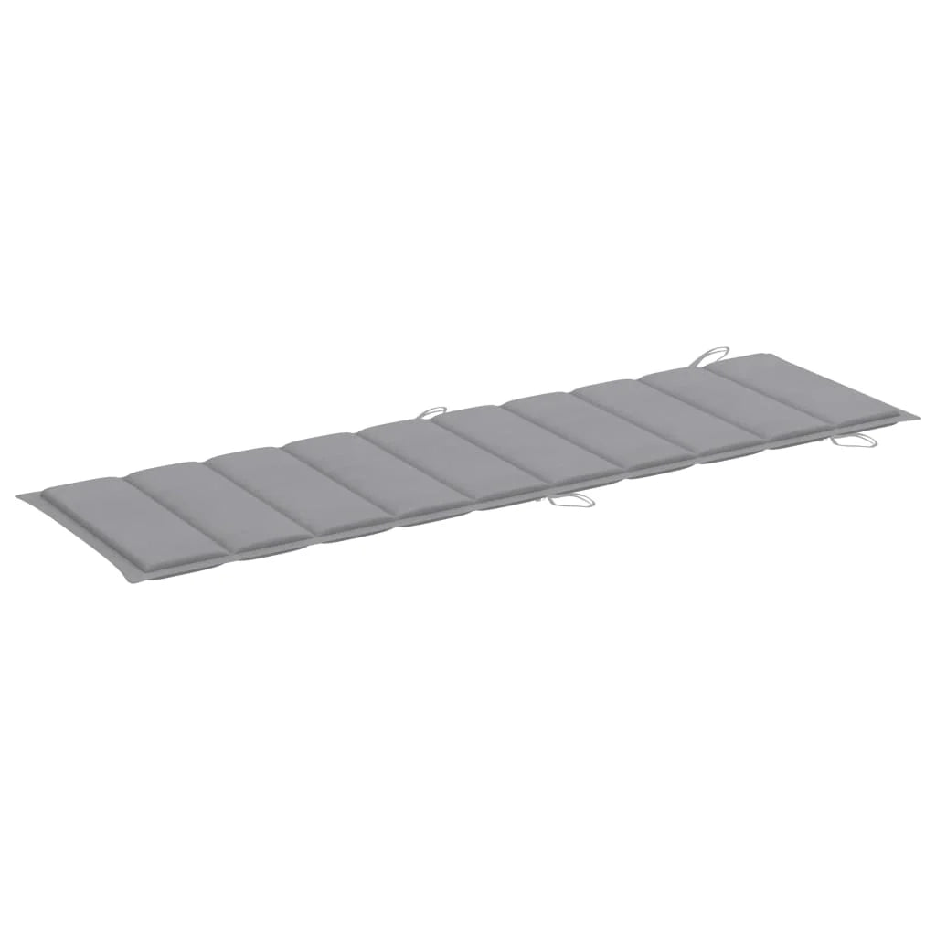 Set di 2 sdraio sedia a sdraio prendisole lettino da giardino terrazza mobile da esterno con cuscini legno massello di acacia 02_0012057