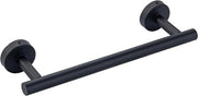 Maniglione per asciugamani 40CM - materiale in acciaio inox - design senza età - fissaggio alla parete - unico strato - colore nero opaco