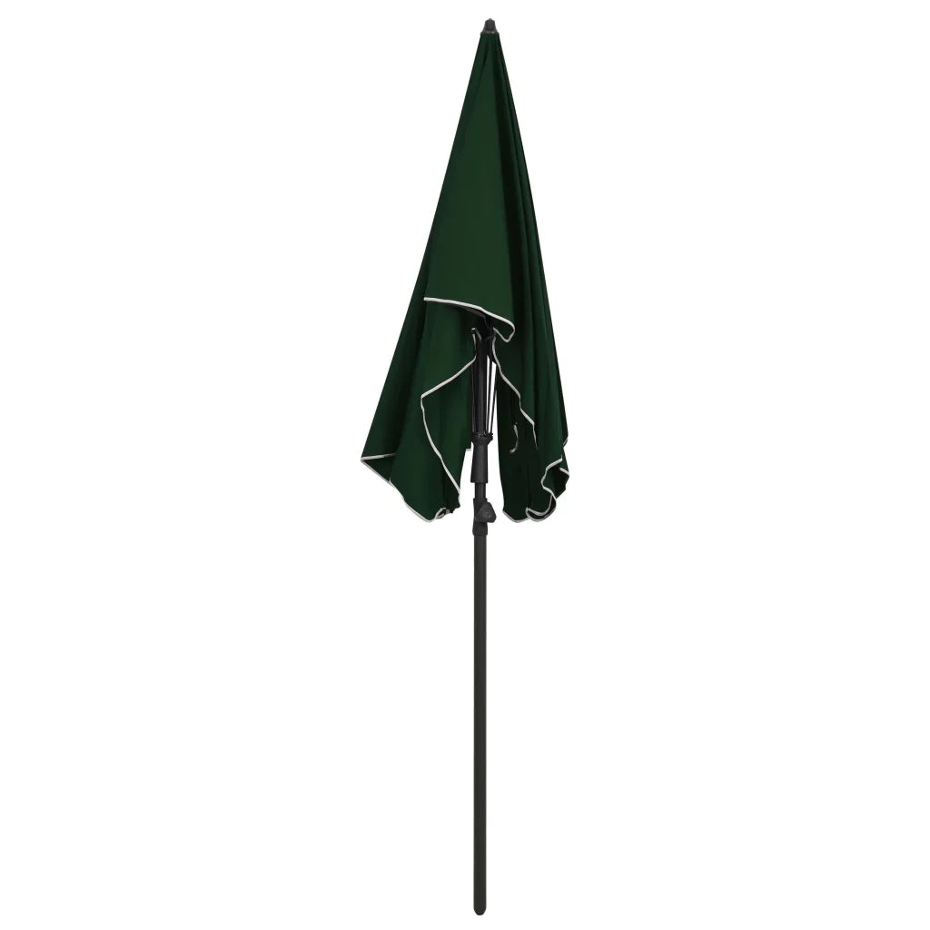 Ombrellone da Giardino con Palo 200x130 cm Verde 315552