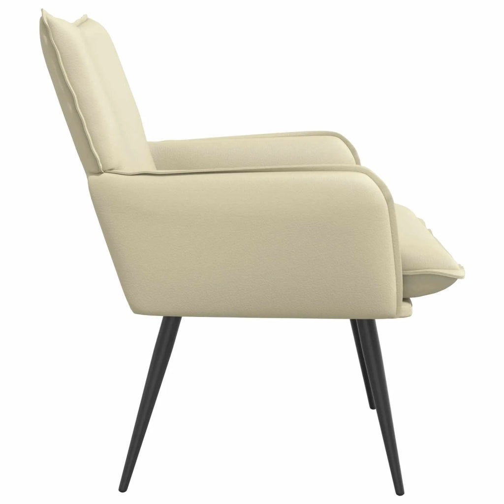 Poltrona Crema Similpelle 42047736