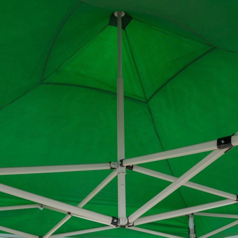 Gazebo richiudibile pieghevole 3 X 3 Verde ricoperto in PVC impermeabile