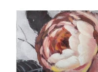 Dipinto Su Tela White/Red Flower Lightback150X3,8X76