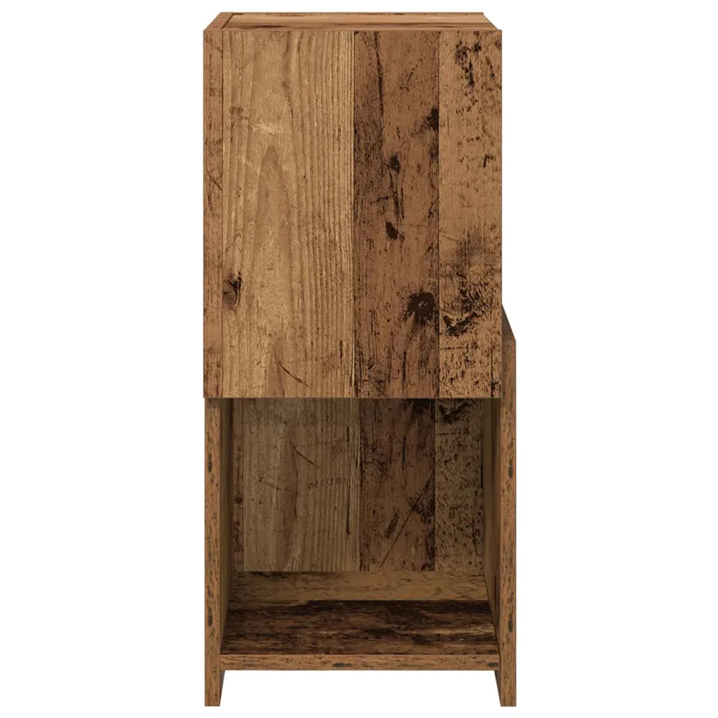 Mobile angolare Legno vecchio 30,5x30x65cm Legno multistrato