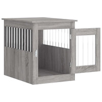 Gabbia Cani da Arredamento Grigio Sonoma 55x75x65cm Multistrato 838321