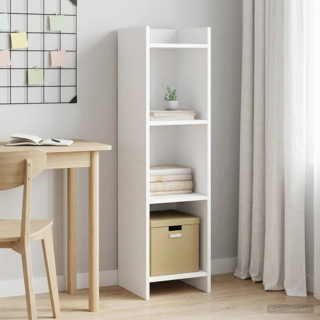 Libreria Bianco 30 x 30 x 111 cm Legno ingegnerizzato 8011275