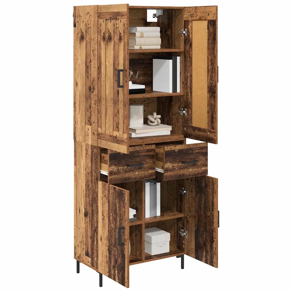 Credenza con cassetto 2 pcs Legno vecchio Legno multistrato 3415748