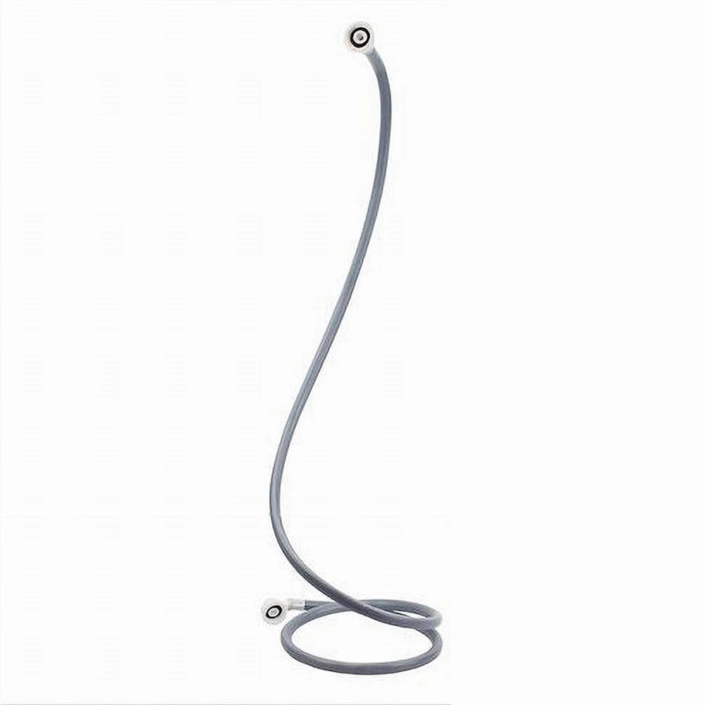Trade Shop - Tubo Scarico Carico Per Lavatrice Lavastoviglie Con Curva Raccordo Pipa 2.5mt 59051 -