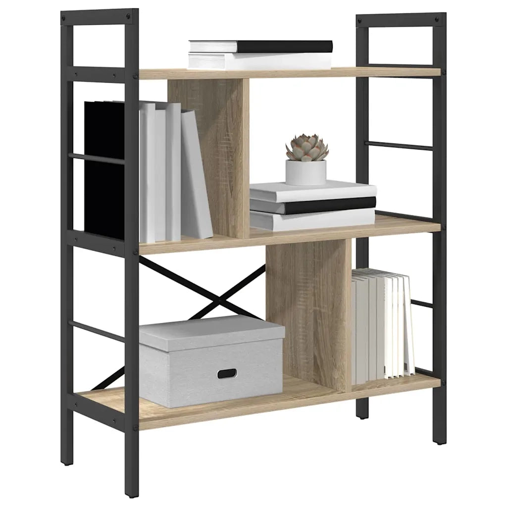 Libreria Rovere Sonoma 75 x 30 x 91 cm Legno multistrato