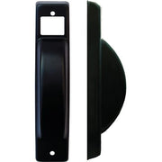 PLACCA AVVOLGITORE A SEMINCASSO - ALLUMINIO VERNICIATA NERA MM 40X195- 5 pezzi