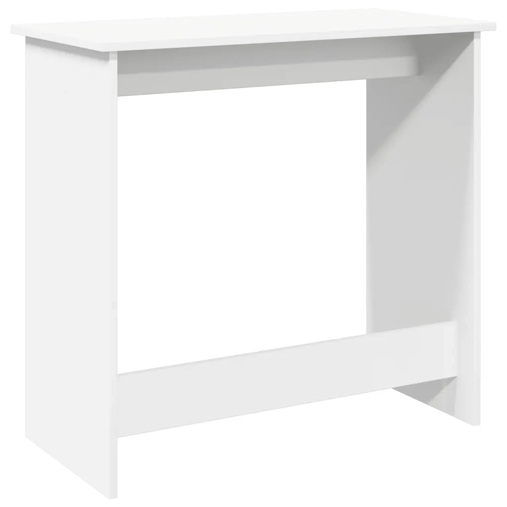 Scrivania Bianca 80x40x75 cm in Legno Multistrato 860454