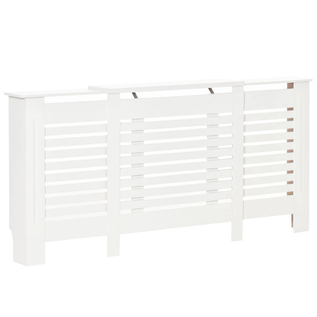 MOBILE COPRITERMOSIFONE REGOLABILE E MENSOLA SUPERIORE 140X19X82,5 CM BIANCO