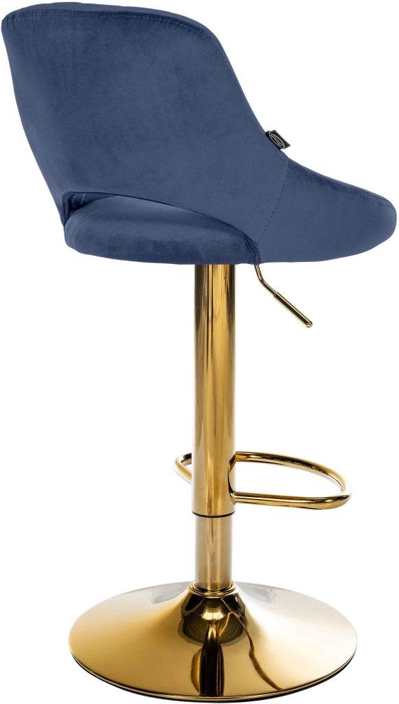 Sgabello da bar Milet velluto oro 1