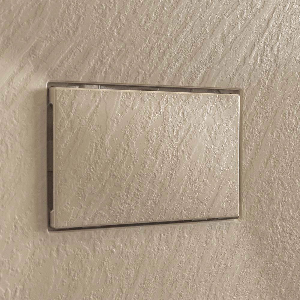 Cover piletta 19,6x11,7cm tortora per piatto doccia