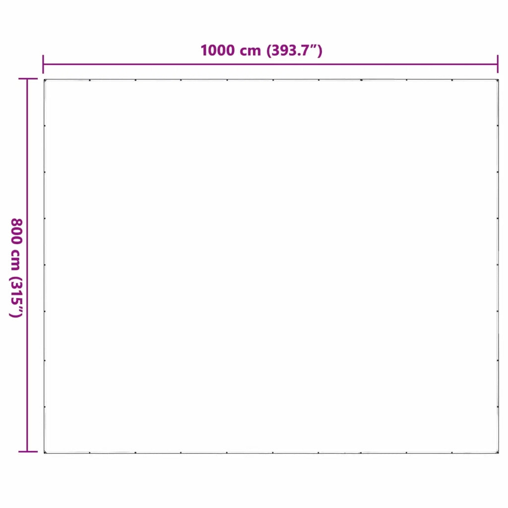 Copertura per Piante Trasparente 8 x 10 m PE CFW2593286