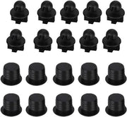 10 paia di Clip di fissaggio per griglia parlante in plastica - Copertura reticolo per griglia parlante - Clip di fissaggio per pulsante a spinta
