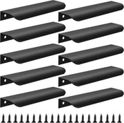 10 pezzi - 150*40*17,5 mm - maniglie di cassetti - maniglie di carico - maniglia occultata - maniglia di controllo in lega di alluminio - maniglie per armadi - accessori di mobilio - hardware