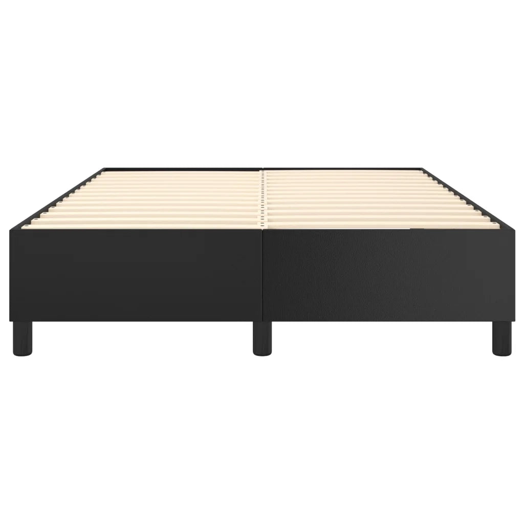 Struttura Letto a Rete a Molle Nero 140x200 cm in Similpelle 3121047