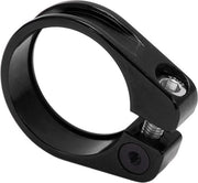 Fissaggio Pedale 31.8mm - Bicicletta da Montagna in Alluminio - Nero