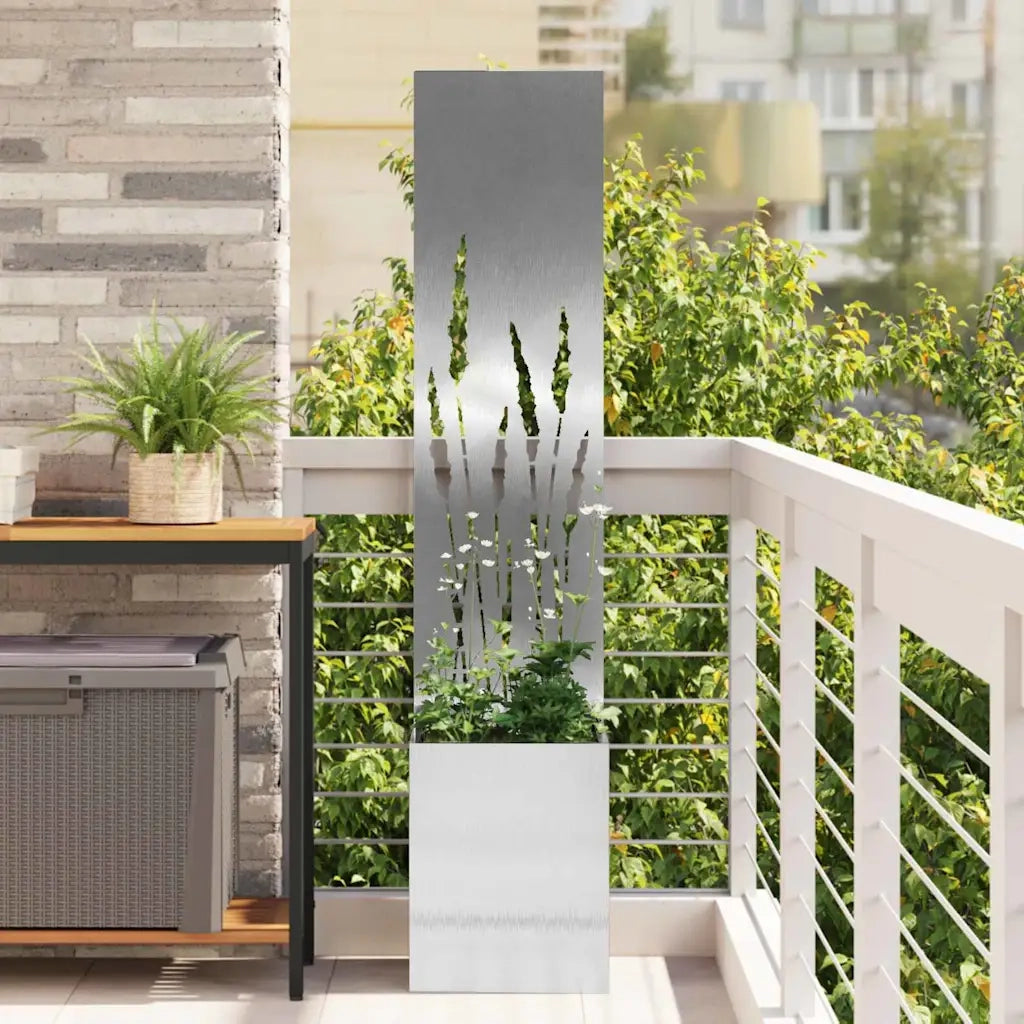 Schermo per privacy in giardino Traforo Argento 32 x 150 cm CFW5592500
