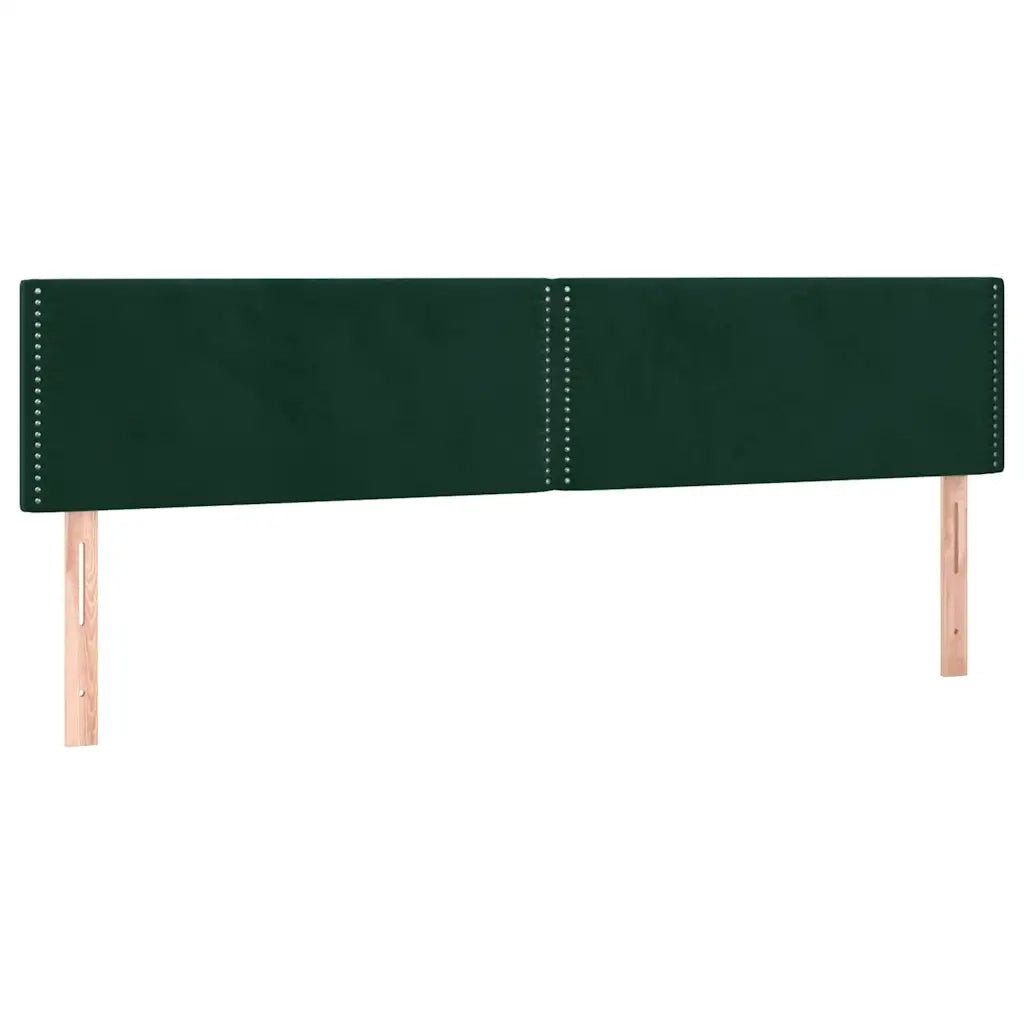Giroletto a Molle con Materasso Verde Scuro 180x200 cm Velluto 3127448
