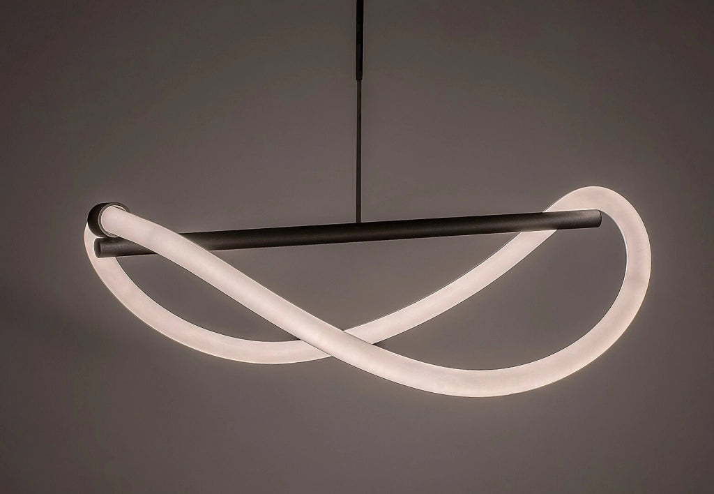 Lampada sospesa Rabalux Serena LED 15W nera acrilico Ø45