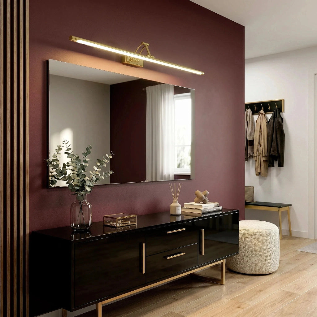 Applique Da Bagno Led Swe021-1w 80cm Gold