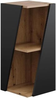 Mobiletto bagno Benno, Antracite, 31.6 x 70.5 cm con ripiani aperti, per la conservazione in bagno, combinabile con altri moduli