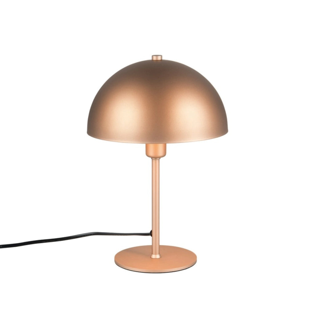 Lampada da tavolo NOLA Trio fungo caffè 30cm E14 metallo