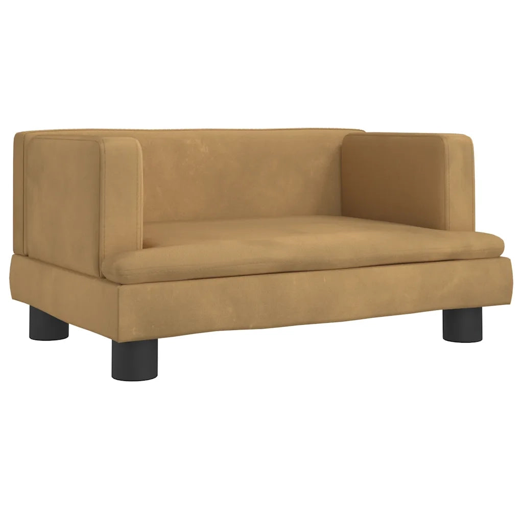 Lettino per Cani Marrone 60x40x30 cm in Velluto CFW9697057