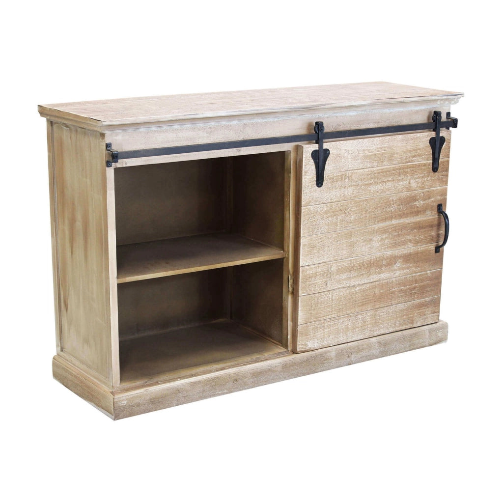 Madia per soggiorno Industrial in Legno Metallo cm 124x43x81 5 - JIM