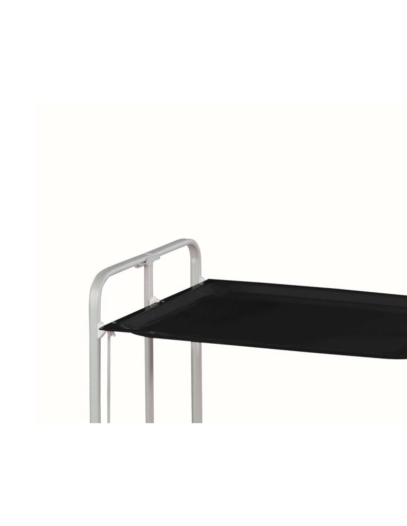 Carrello da cucina pieghevole grigio con ruote BAUHAUS 2 ripiani