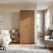 Armadio due ante 180 in Legno Composito cm 75x38x174 - MALCOLM