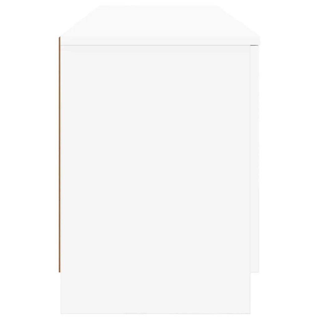 Armadietto per letto con porta 2 pz Bianco 66 x 35 x 48 cm CFW9782747