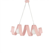 Sospensione Helix 2 Luci Rosa LuceArt Classic