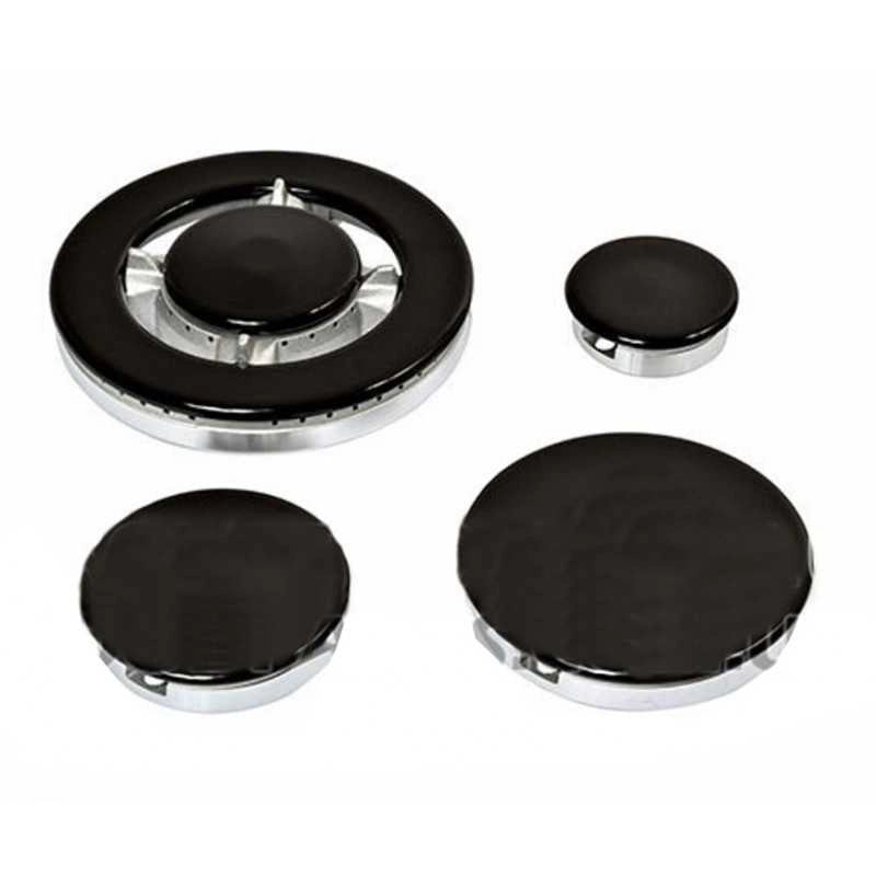 KIT 8Pz BRUCIATORI E PIATTELLI PIANO COTTURA ARISTON FRANKE CON TRIPLA CORONA or - Ariston Indesit