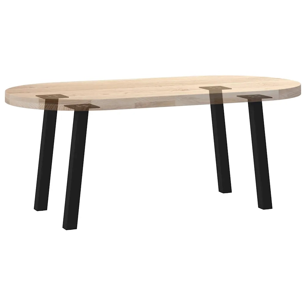 Gambe per Tavolino da Caffè 4 pz Nere 42 cm Acciaio