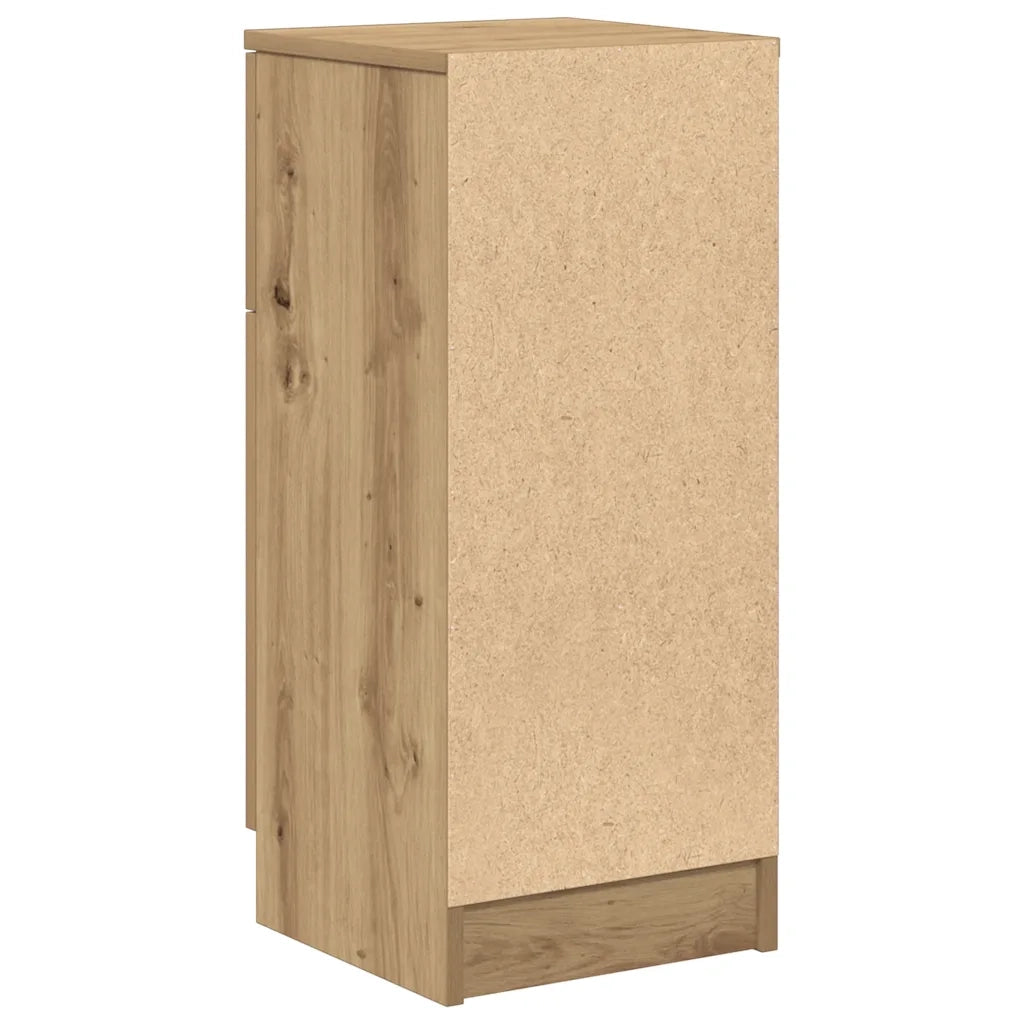 Credenza Rovere Artigianale 30x30x70 cm in Legno Multistrato 856953