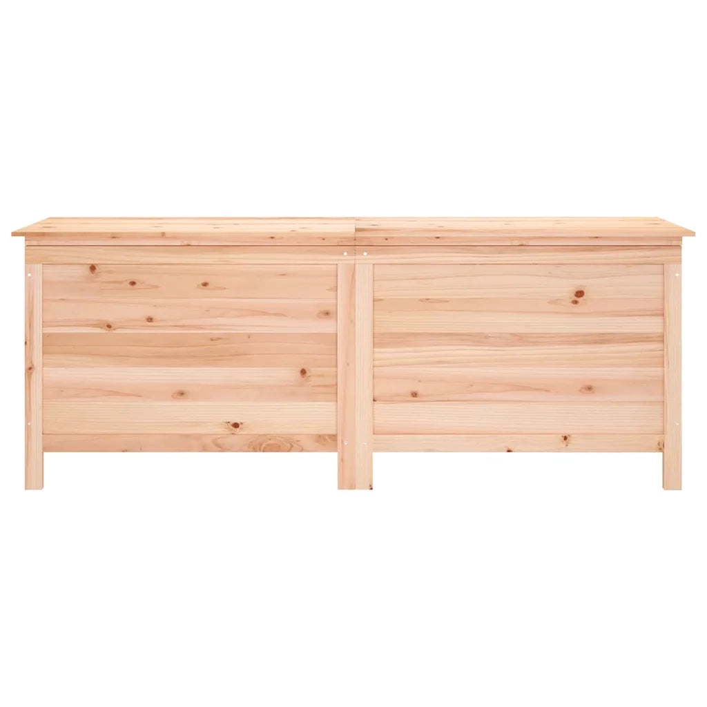Contenitore da Giardino 150x50x56,5 cm Legno Massello di Abete 364756