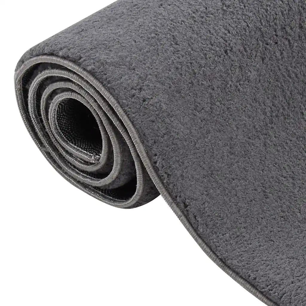 Tappeto Shaggy color antracite 240x340 cm in Poliestere 353825