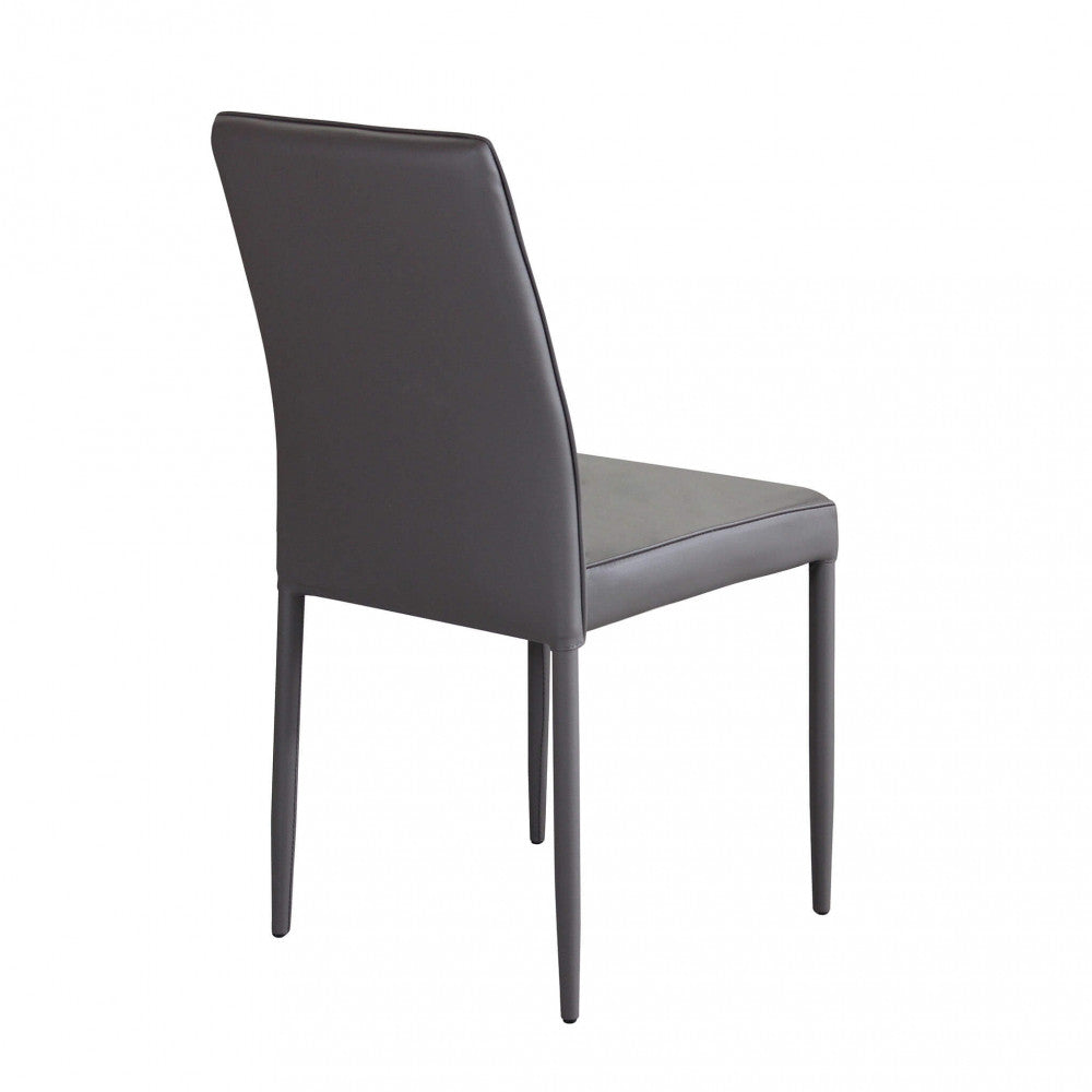 Sedia Blossom 41x50x91 h cm in Similpelle Marrone