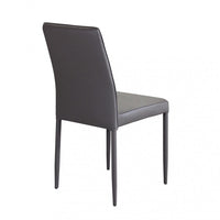 Sedia Blossom 41x50x91 h cm in Similpelle Marrone